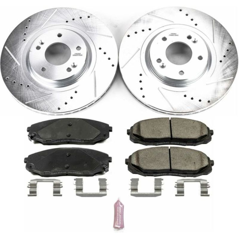 PSB Z23 Evolution Kit - Power Stop 15-19 Kia Sedona Front Z23 Evolution Sport Brake Kit