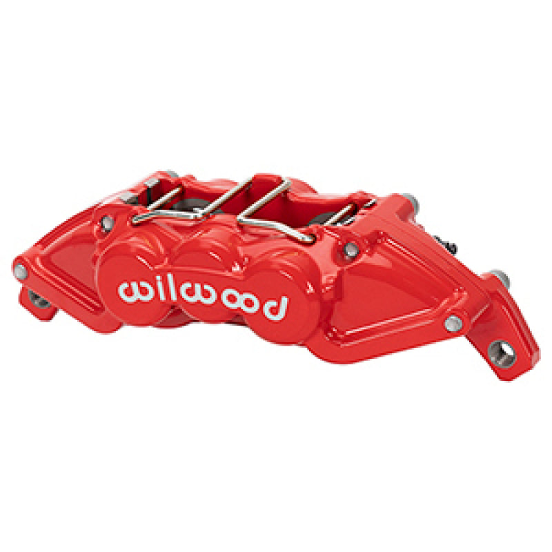 WIL UTV Big Brake Kits - Wilwood Universal UTV4 Caliper 1.00/1.00in Pistons 25in Rotor - Red