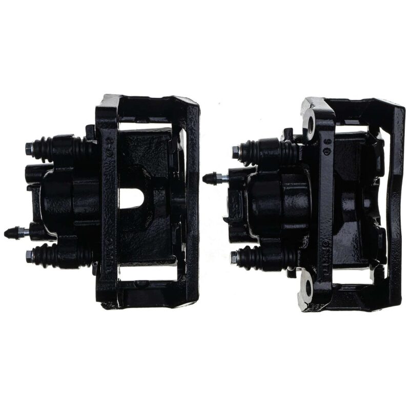 PSB Black Calipers - Power Stop 11-18 Ram 1500 Rear Black Calipers - Pair (w/Bracket)
