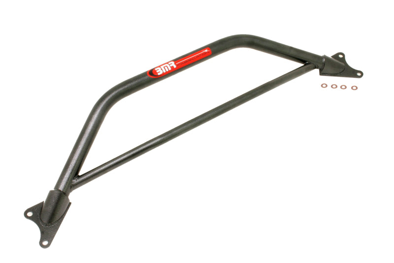 BMR Strut Tower Braces - BMR 05-14 S197 Mustang V8 w/o Plenum Cover Strut Tower Brace - Black Hammertone