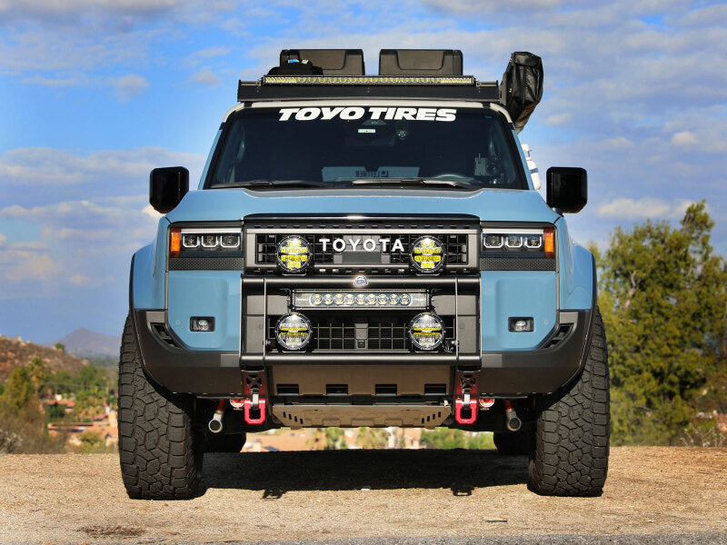 AFE Bumpers - aFe 2024+ Toyota Land Cruiser (J250) L4 2.4L Terra Guard Bull Bar w/ RIGID Lights
