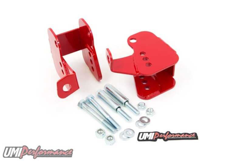 UMI Control Arm Mounts - UMI Performance 82-02 GM F-Body Lower Control Arm Relocation Brackets - Bolt-In