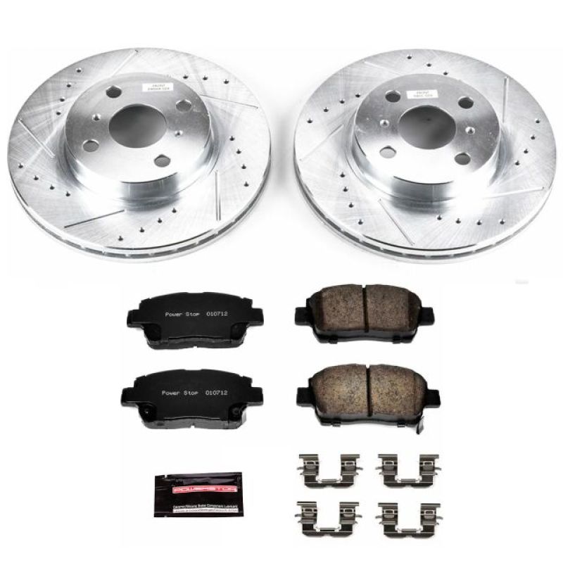 PSB Z23 Evolution Kit - Power Stop 01-03 Toyota Prius Front Z23 Evolution Sport Brake Kit