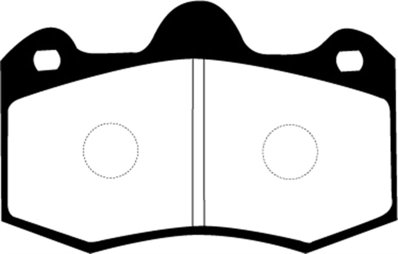 EBC Yellowstuff Brake Pad Sets - EBC 11+ Mclaren MP4-12C 3.8 Twin Turbo Yellowstuff Rear Brake Pads