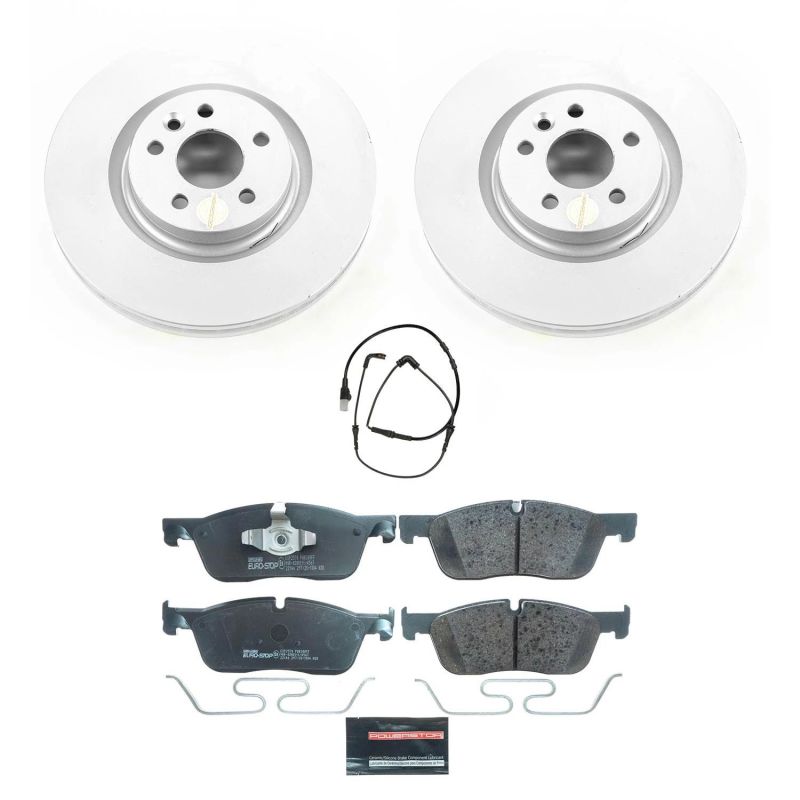 PSB Euro-Stop Kit - Power Stop 15-19 Land Rover Discovery Sport Front Euro-Stop Brake Kit