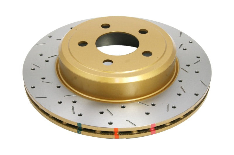 DBA 4000 Slot&Drill Rotors - DBA 08-09 Charger / Magnum / Challenger w/o Brembo Brakes Rear Drilled & Slotted 4000 Series Rotor