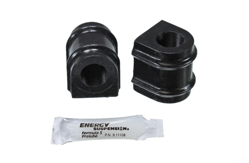 ES Sway Bar Bushings - Black - Energy Suspension 10 Chevy Camaro Black 29.5mm Front Sway Bar Bushing Set