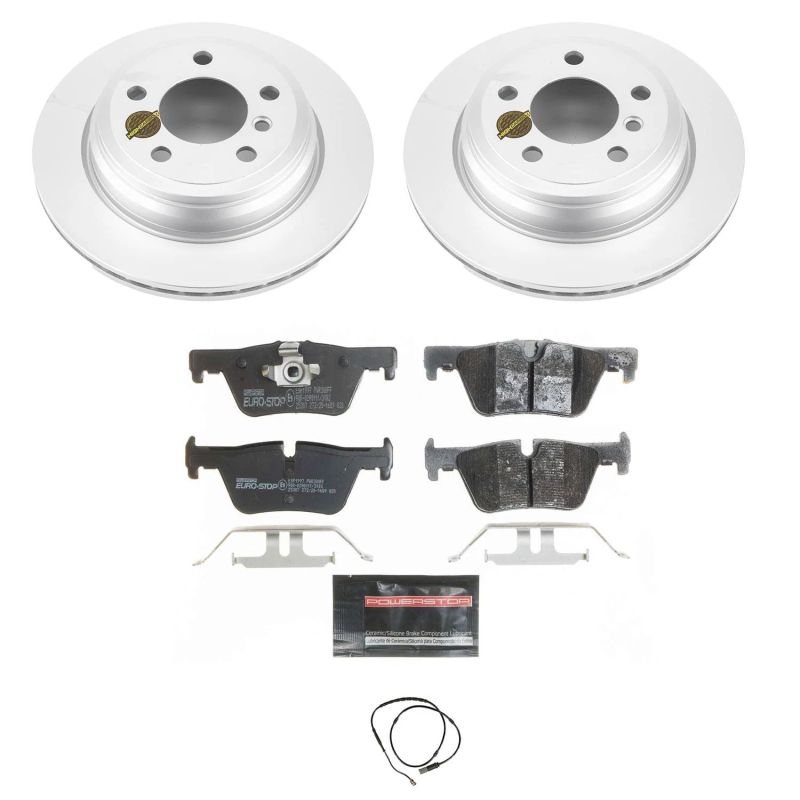 PSB Euro-Stop Kit - Power Stop 13-18 BMW 320i xDrive Rear Euro-Stop Brake Kit