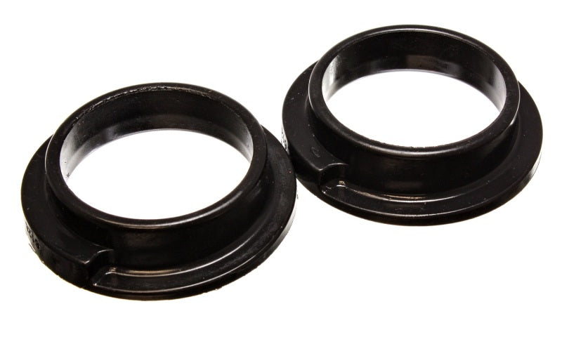 ES Spring Isolators - Black - Energy Suspension 00-04 Ford Focus Black Rear Coil Spring Isolators