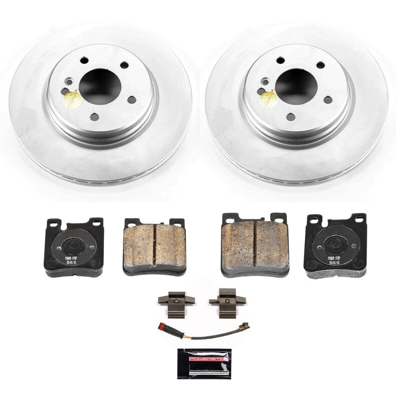 PSB Z23 Evolution Coated Kit - Power Stop 07-10 Mercedes-Benz SLK55 AMG Rear Z23 Coated Brake Kit