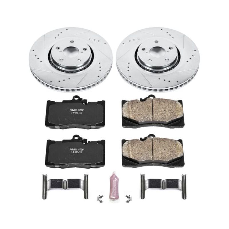 PSB Z23 Evolution Kit - Power Stop 07-11 Lexus GS350 Front Z23 Evolution Sport Brake Kit