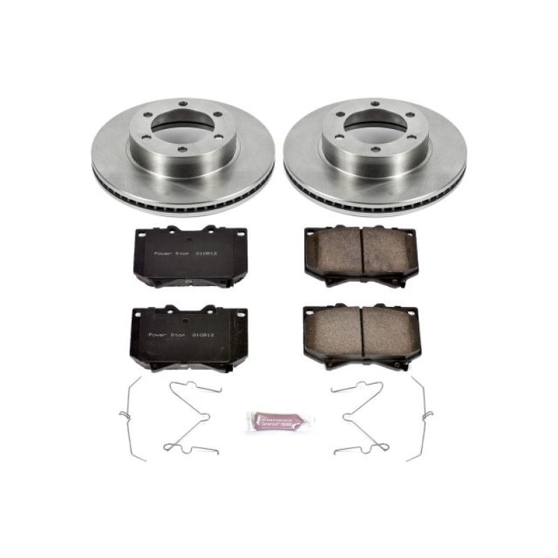 PSB Autospecialty Kit - Power Stop 01-02 Toyota Sequoia Front Autospecialty Brake Kit