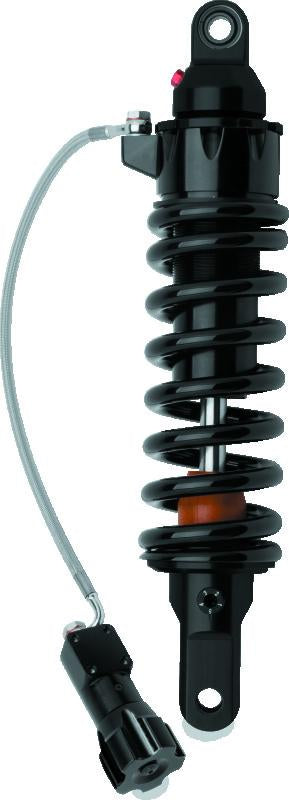 PGR 465 Shocks - Progressive 18-Up Harley-Davidson Softail 465 Series Shocks 12.6in w/RAP - Black