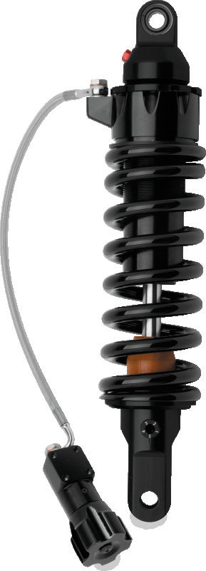 PGR 465 Shocks - Progressive 18-Up Harley Softail 465 Series Shocks 12.6in w/RAP Heavy Duty - Black