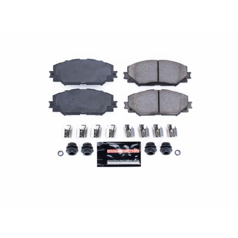 PSB Z23 Evolution Brake Pads - Power Stop 10-12 Lexus HS250h Front Z23 Evolution Sport Brake Pads w/Hardware