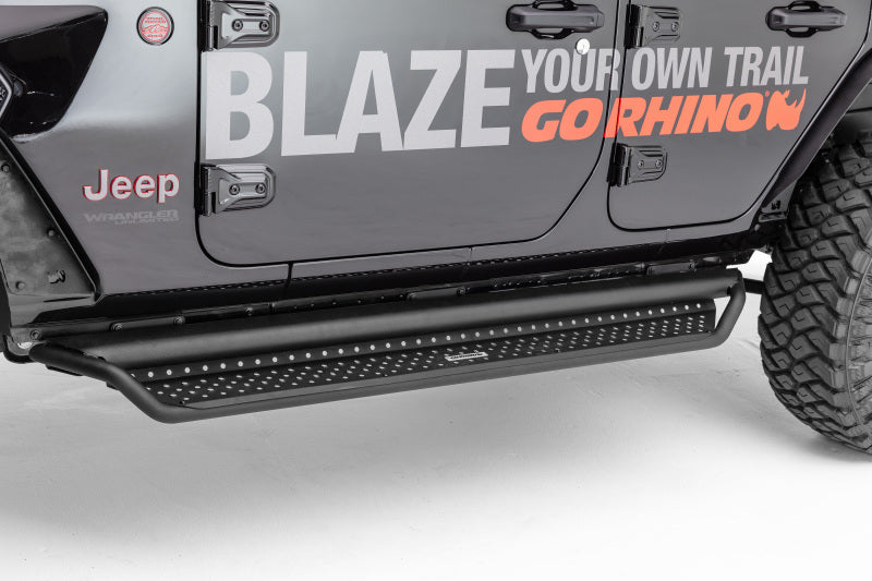 GOR Dom Extreme D1 - Go Rhino Dominator Extreme D1 Side Steps - Tex Blk - 52in