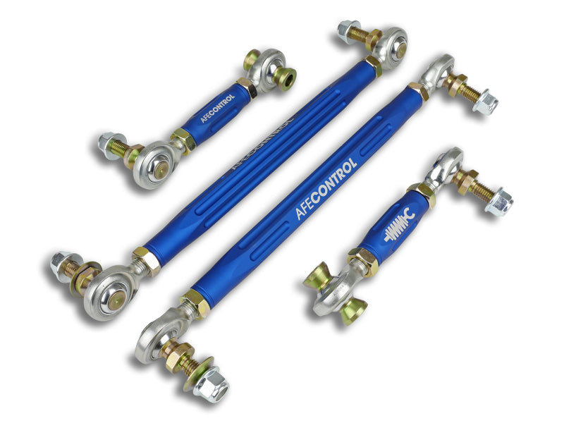 AFE Sway Bar End Links - aFe Control 15-21 BMW M2 Adjustable Front and Rear End Links