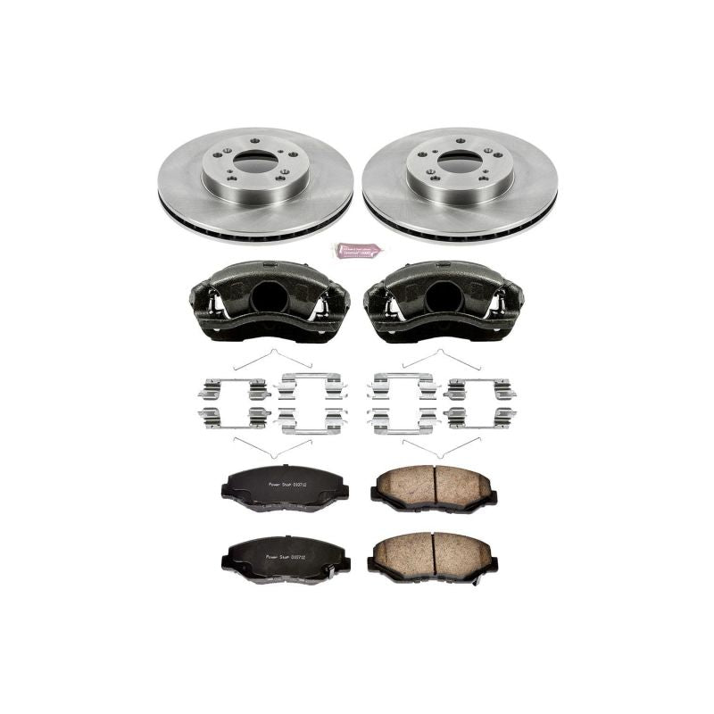 PSB Autospecialty Kit w/Cals - Power Stop 14-15 Acura ILX Front Autospecialty Brake Kit w/Calipers