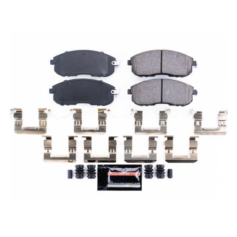 PSB Z23 Evolution Brake Pads - Power Stop 02-04 Infiniti I35 Front Z23 Evolution Sport Brake Pads w/Hardware
