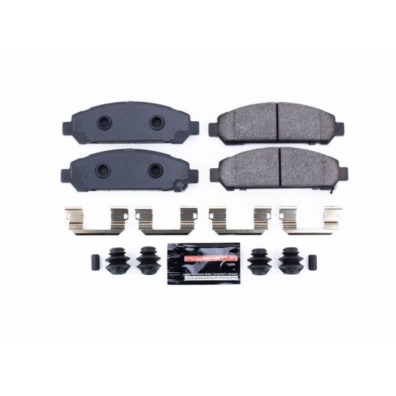 PSB Z23 Evolution Brake Pads - Power Stop 09-16 Toyota Venza Front Z23 Evolution Sport Brake Pads w/Hardware