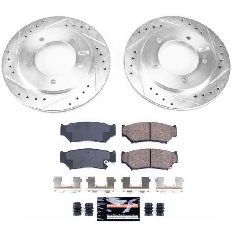 PSB Z23 Evolution Kit - Power Stop 00-04 Chevrolet Tracker Front Z23 Evolution Sport Brake Kit