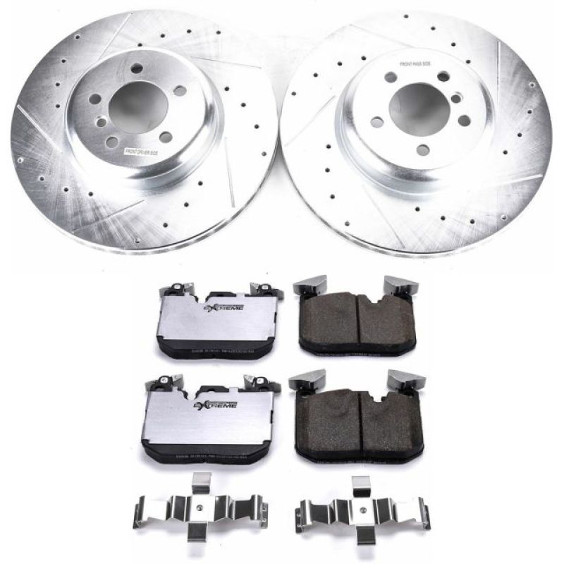PSB Z26 Street Warrior Kit - Power Stop 12-15 BMW 335i Front Z26 Street Warrior Brake Kit