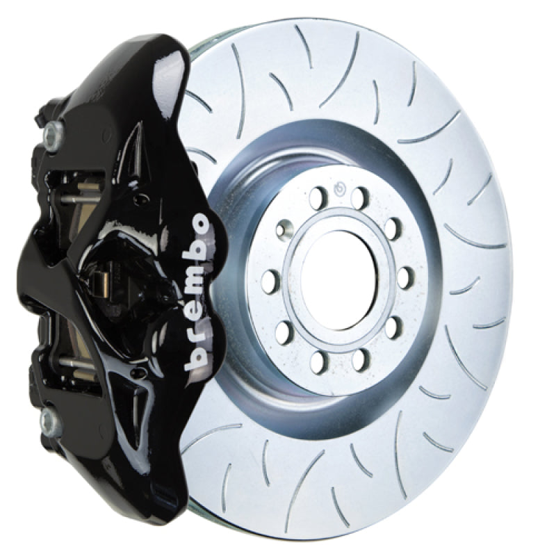 BRB Big Brake Kits - Brembo 14-20 A3 Front GT BBK 4 Piston Cast 345x30 1pc Rotor Slotted Type3-Black