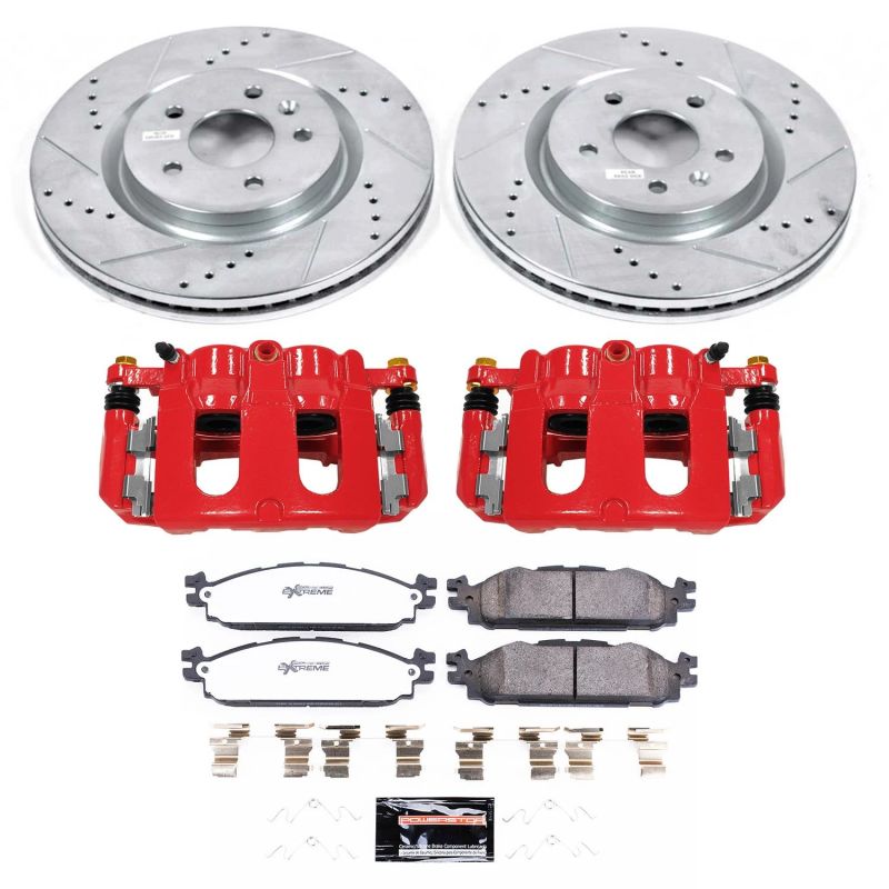 PSB Z36 Truck & Tow Kit - Power Stop 11-20 Lincoln MKT Front Z36 Truck & Tow Kit w/Cals