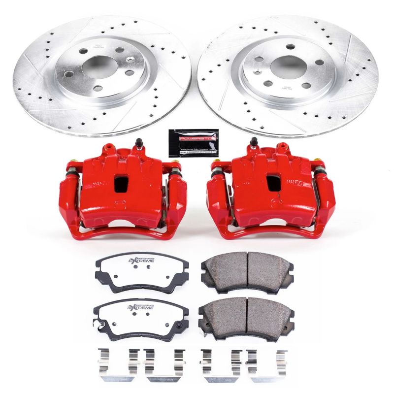 PSB Z26 Street Warrior Kit - Power Stop 11-17 Chevrolet Caprice Front Z26 Street Kit w/Cals