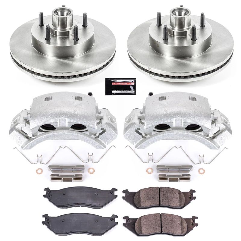 PSB Autospecialty Rotor - Power Stop 04-05 Ford E-150 Club Wagon Front Autospecialty Kit w/Cals