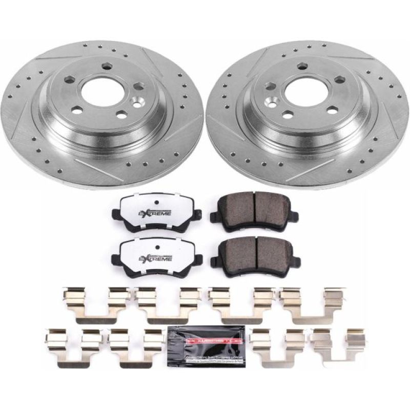PSB Z36 Truck & Tow Kit - Power Stop 11-18 Volvo S60 Rear Z36 Truck & Tow Brake Kit