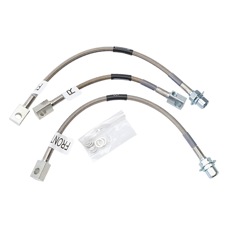 RUS Brake Line Kits - Russell Performance 94-95 Ford Mustang GT (Front & Rear Center Hose) Brake Line Kit