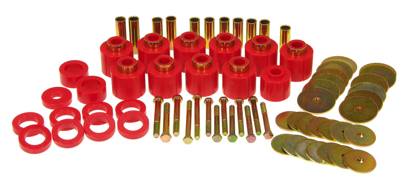 PRO Body/Subframe Bush - Red - Prothane 80-86 Jeep CJ5/7 Body Mount - Red