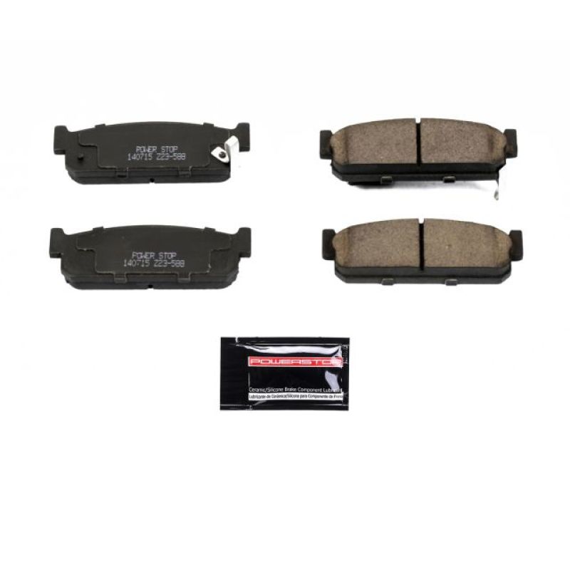 PSB Z23 Evolution Brake Pads - Power Stop 93-97 Infiniti J30 Rear Z23 Evolution Sport Brake Pads w/Hardware