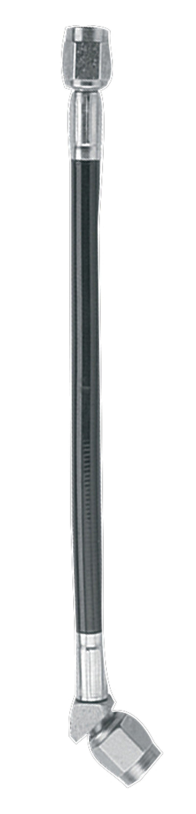 FRA Brake Lines - Fragola -3AN Black Covered Assembly Straight x 45 Degree 48in