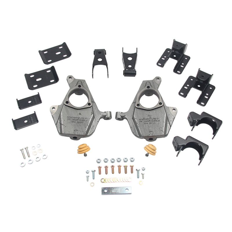 BT Lowering Kit - Belltech LOWERING KIT 16.5-18 Chevy Silverado All Cabs 2WD 2inF/4inR