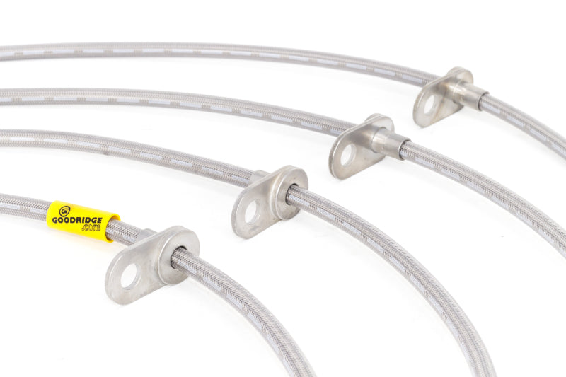 GR G-Stop Brake Line Kits - Goodridge 12-15 Honda Civic Si / 13-15 Acura ILX 2.4L (Lrg Disc) Stainless Steel Brake Line Kit
