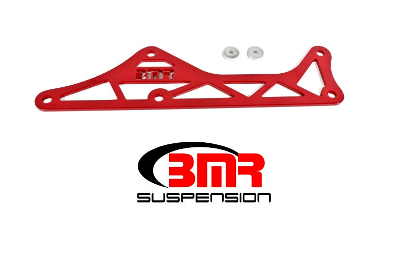 BMR Tunnel Braces - BMR 16-17 6th Gen Camaro Steel Driveshaft Tunnel Brace - Red