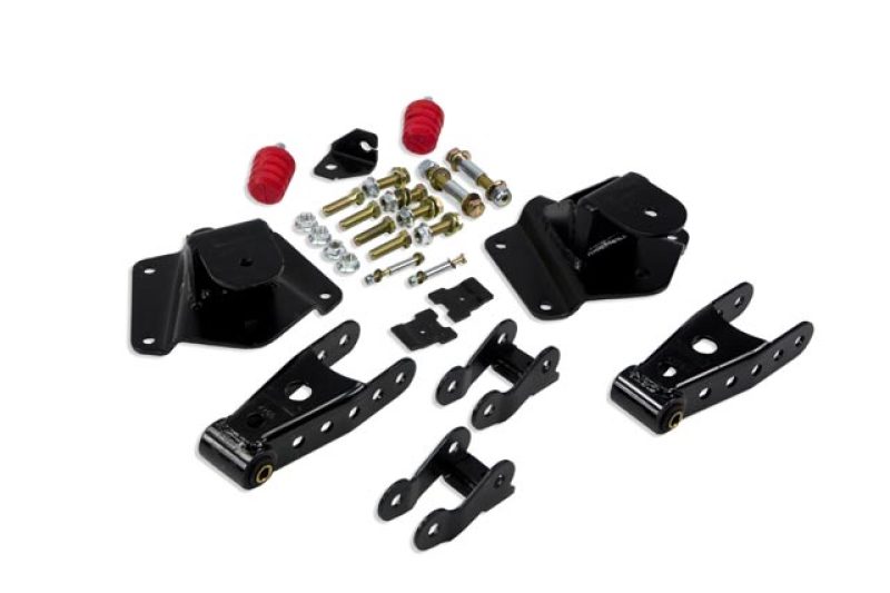 BT Shackle Kit - Belltech SHACKLE AND HANGER KIT 95-99 Tahoe/Yukon 4 door 4inch