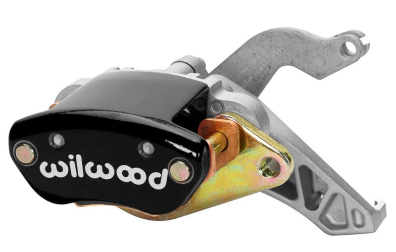WIL Mechanical Caliper - Wilwood Caliper-MC4 Mechanical-L/H - Black w/ Logo 1.19in Piston .81in Disc