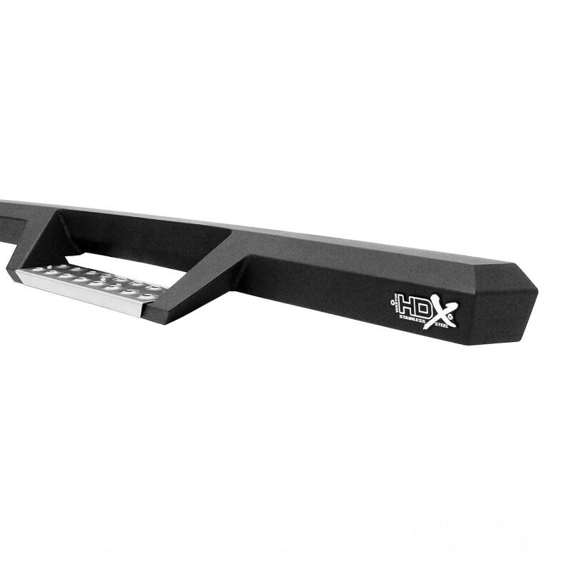 WES Nerf Bars - HDX Drop - Westin 07-18 Jeep Wrangler JK 2dr. HDX Stainless Drop Nerf Step Bars - Tex. Blk