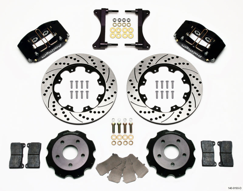 WIL Dynapro Brake Kit - Wilwood Dynapro Radial Front Kit 12.00in Drilled Subaru Impreza WRX (*Line Kit Needed*)