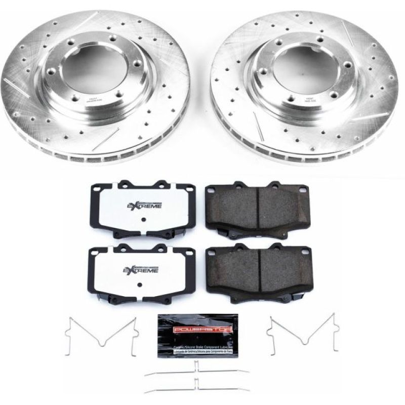 PSB Z36 Truck & Tow Kit - Power Stop 96-97 Lexus LX450 Front Z36 Truck & Tow Brake Kit