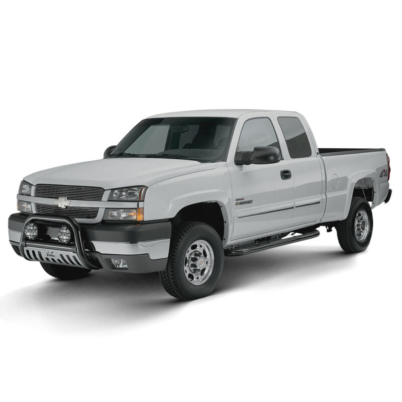 WES Nerf Bars - Signature 3 - Westin 1999-2013 Chevy Silverado 1500 Crew Cab Signature 3 Nerf Step Bars - Black