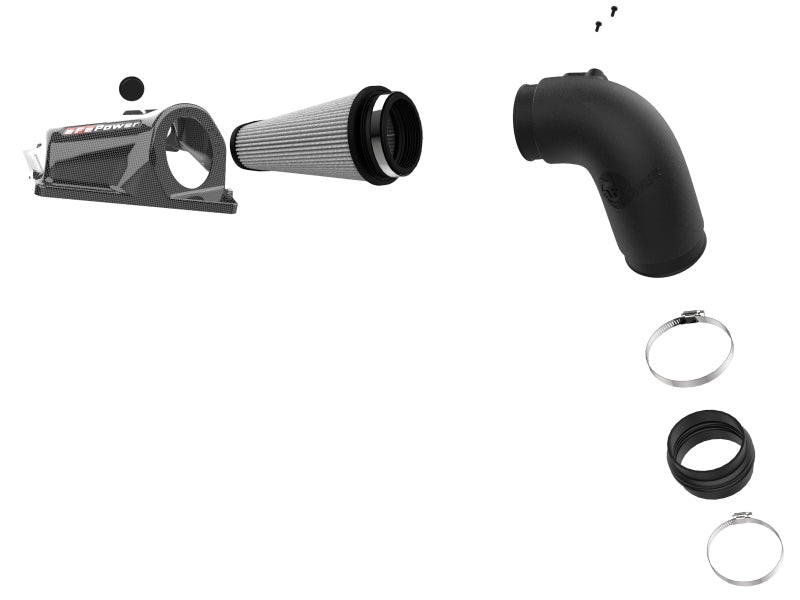 AFE Magnum FORCE Stage-2 Cold Air Intakes - aFe MagnumFORCE Intake Stage-2 Pro DRY S 2017 BMW 340i (F30) L6-3.0L (t) B58