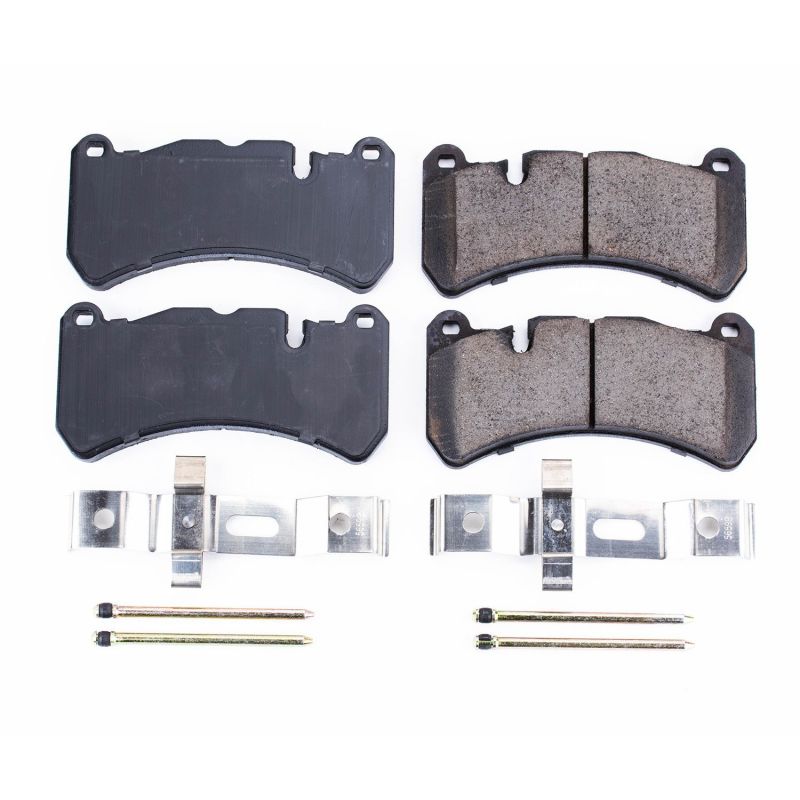 PSB Z17 Evolution Brake Pads - Power Stop 17-18 Alfa Romeo Giulia Front Z17 Evolution Ceramic Brake Pads w/Hardware