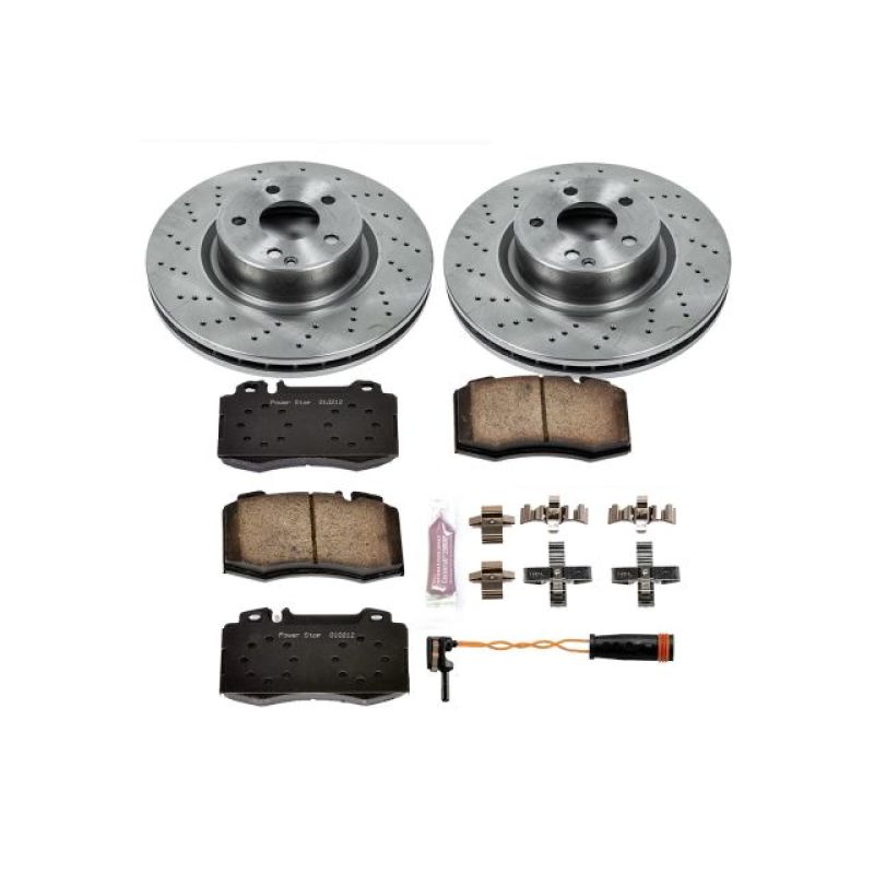 PSB Autospecialty Kit - Power Stop 00-03 Mercedes-Benz CL500 Front Autospecialty Brake Kit
