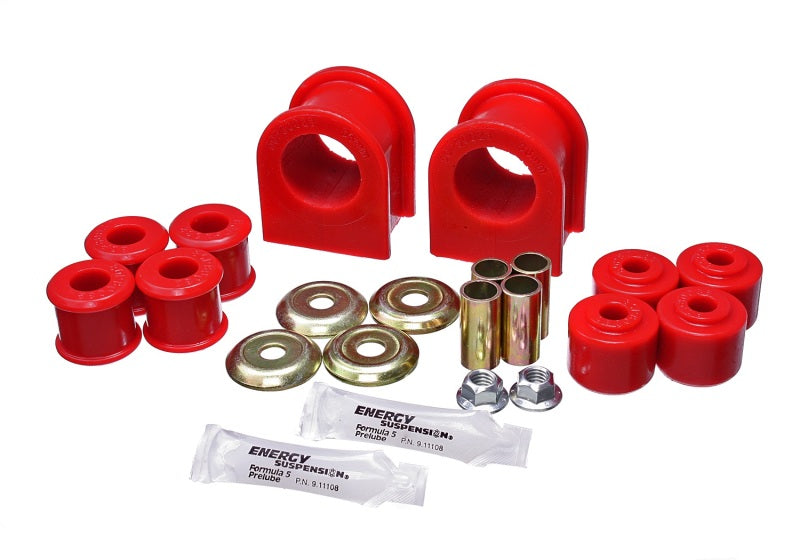 ES Sway Bar Bushings - Red - Energy Suspension 99-11 Ford F53 Motorhome Red 35mm Rear Sway Bar Bushing Set