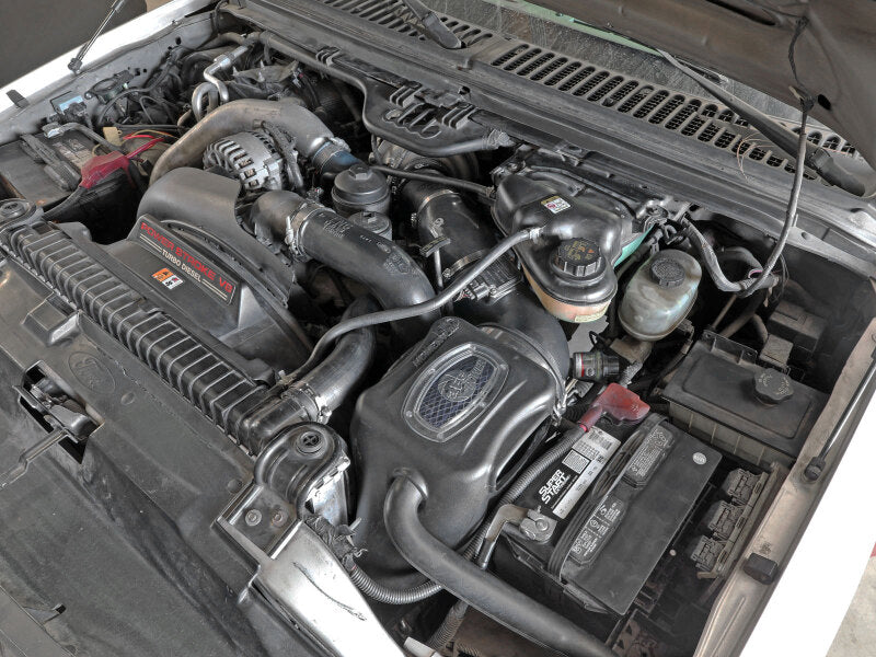 AFE Momentum HD Cold Air Intakes - aFe Momentum HD PRO 10R Stage-2 Si Intake 03-07 Ford Diesel Trucks V8-6.0L (td)