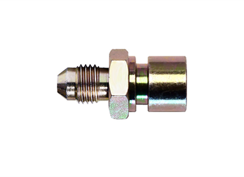 WIL Fittings and Adaptors - Wilwood Universal -4an to 7/16-24 IF Chassis Fitting